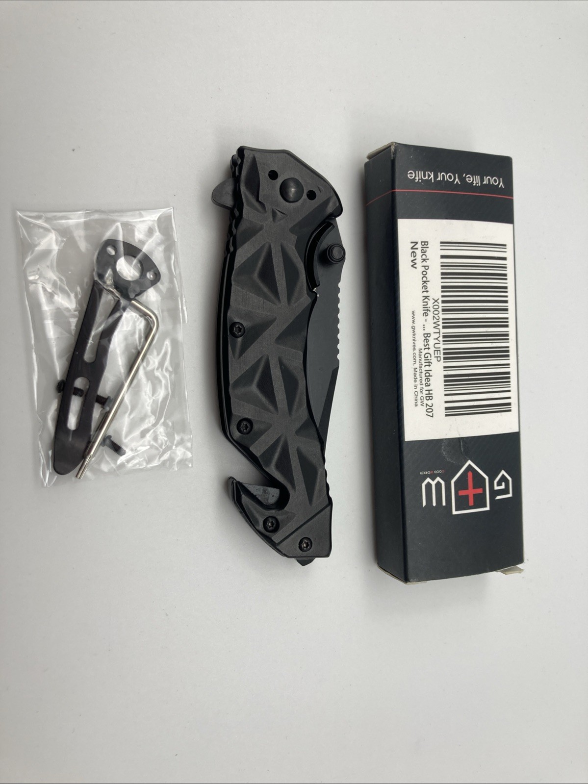 Spring Assisted Knife 2022 Design Black Pocket Folding Knife Tactical Knife NEW