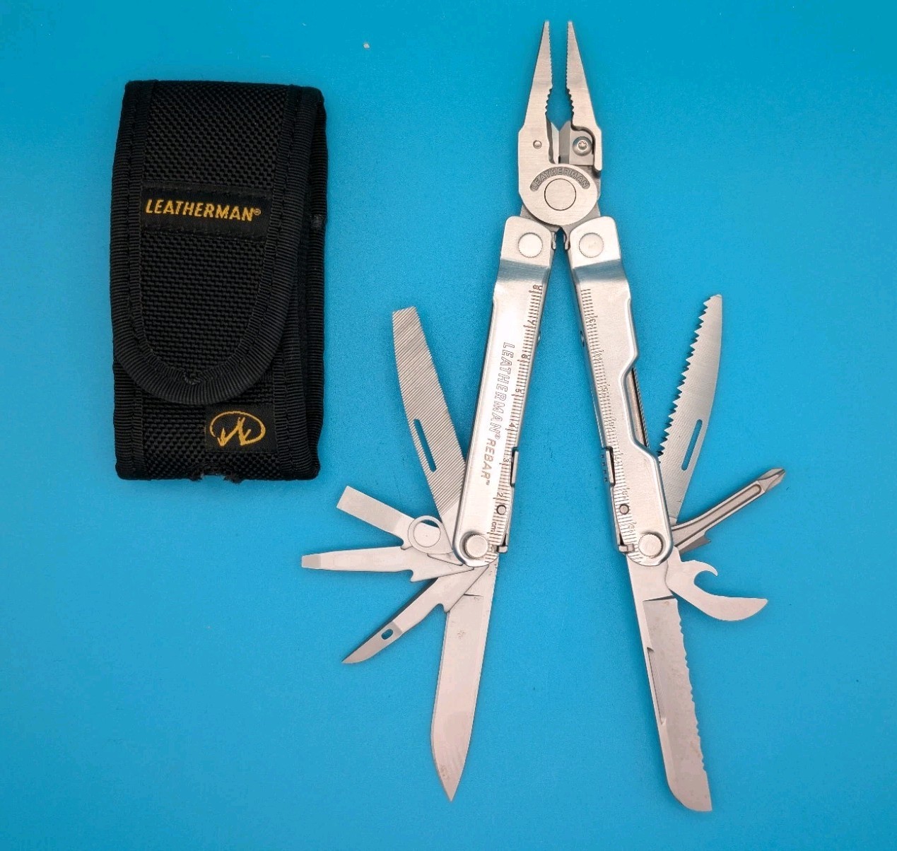 Leatherman Rebar Multi-Tool! Stainless! With Sheath!
