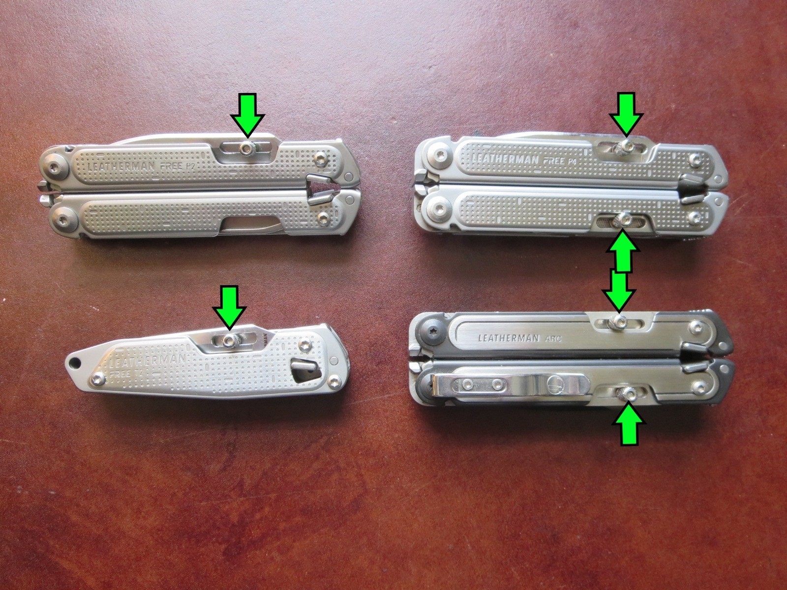 Leatherman FREE P2/P4/ARC/T2/T4 Thumb Stud Stainless Steel Knife Blade Opener