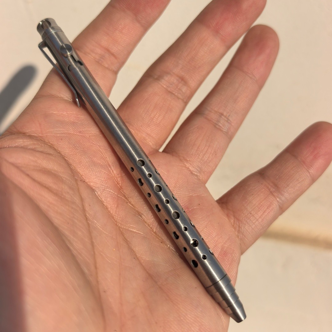 Lightweight Titanium alloy signature pen Tactical EDC Tool