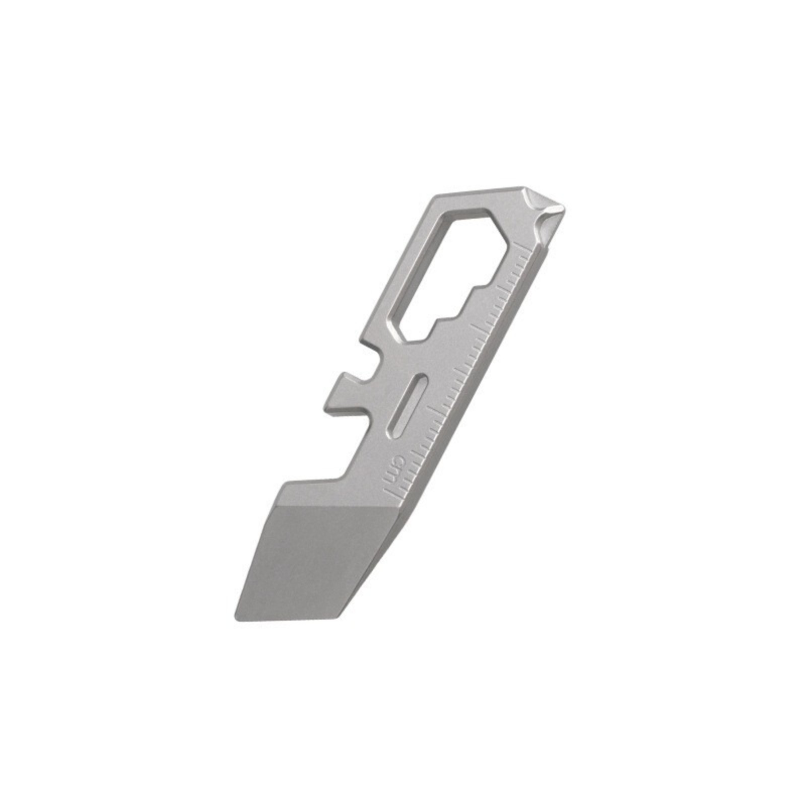 Mini Titanium Pry Bar Crowbar EDC Can Bottle Opener Screwdriver Wrench Keychain