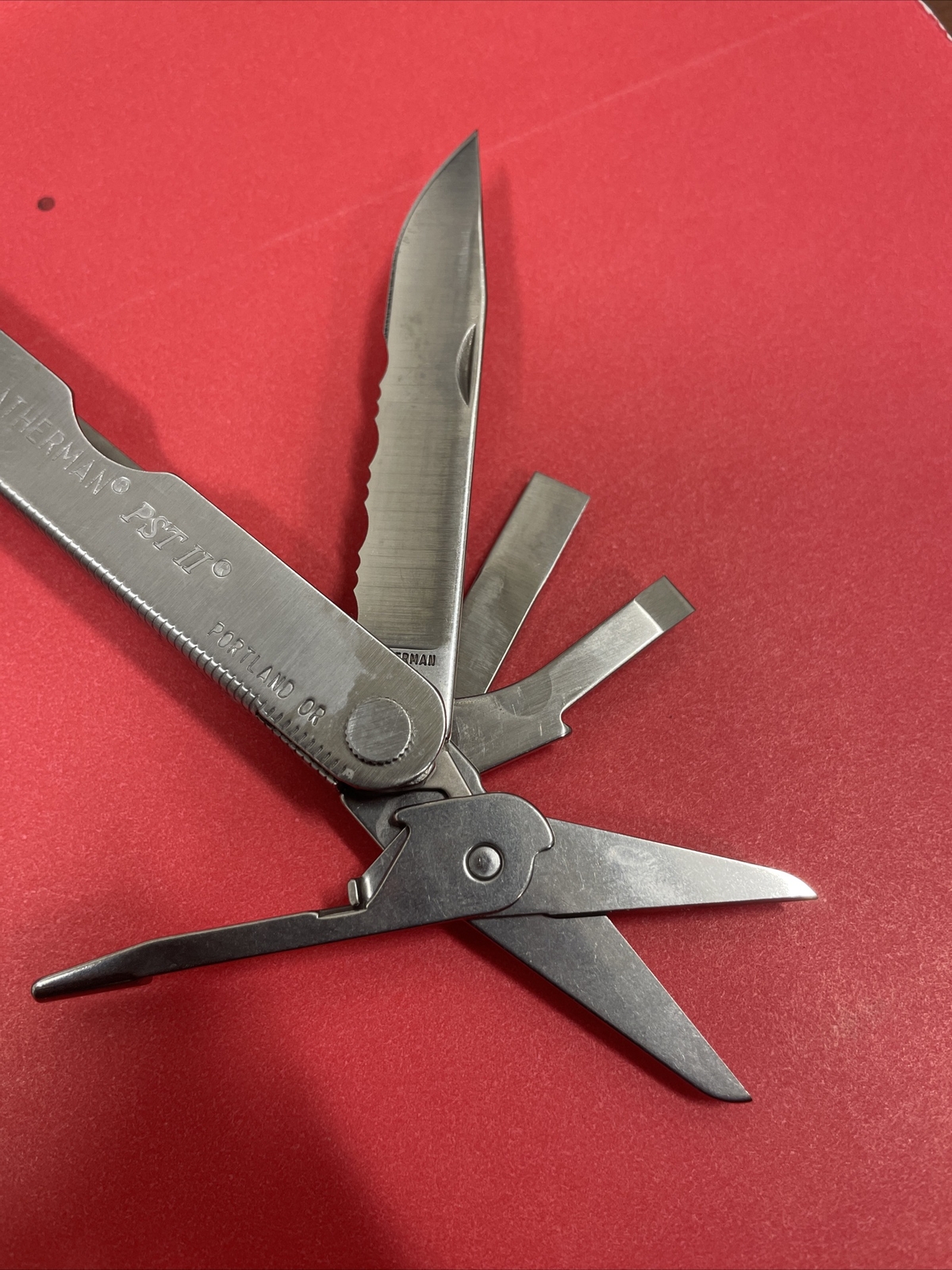 June 1999 Rare Vintage Original Leatherman PST II Multi-Tool W/ Scissors