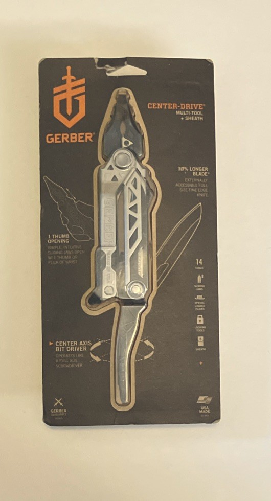 Gerber Center-Drive Multi-Tool w/Sheath Stainless Steel 14 Tools 31003073