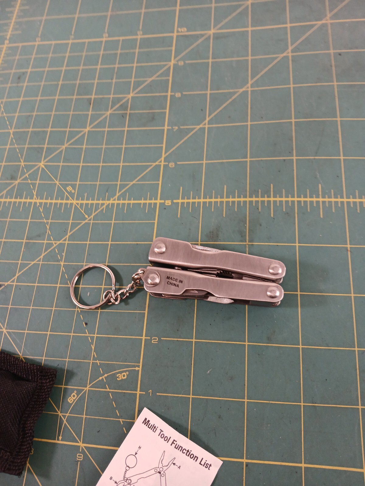 Mini Multitool Keychain with Belt Sheath ** New **