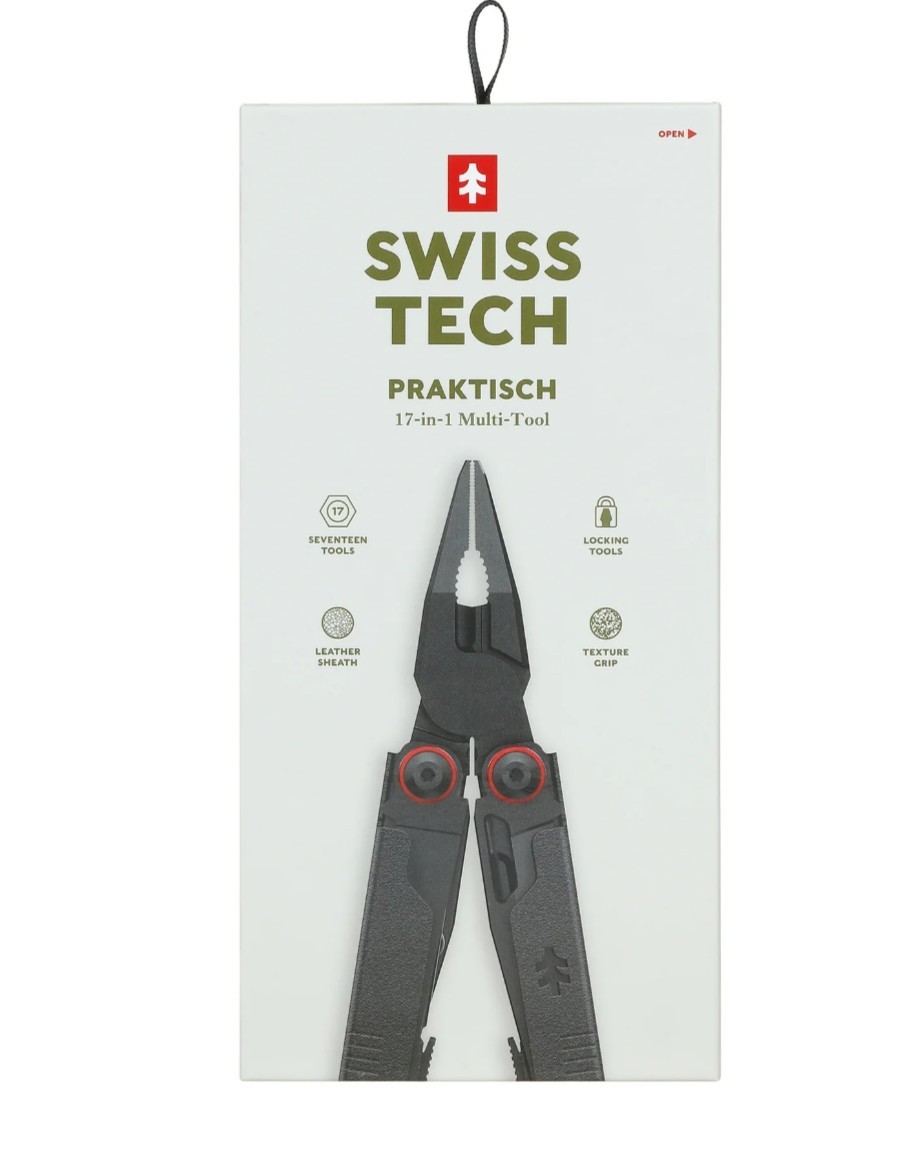 Swiss Tech Praktisch Aus-8 Steel 17-in-1 Folding Multi Tool