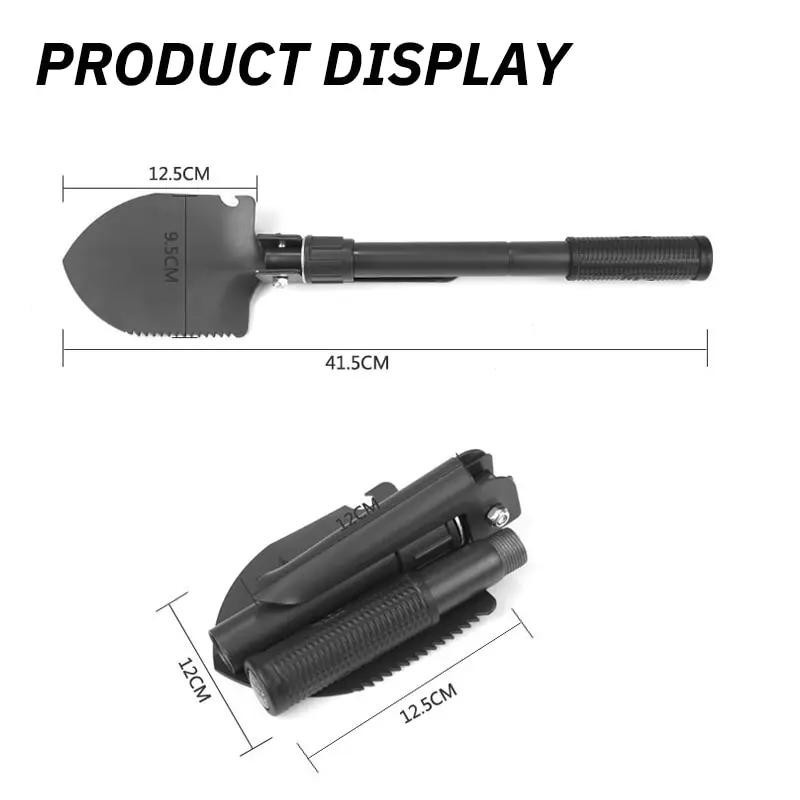 Military Folding Shovel Multifunction Camping Fishing Outdoor Pickaxe Tool