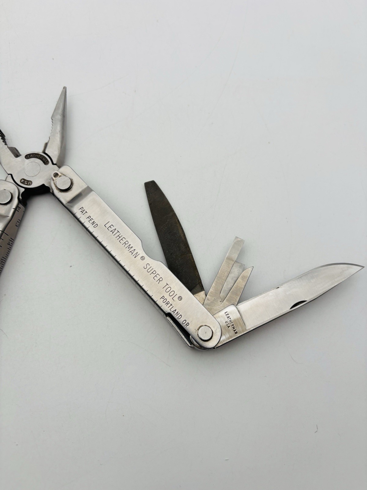Leatherman Super Tool Original Multi-Tool, Pliers, Knife, Retired 08/97 USA