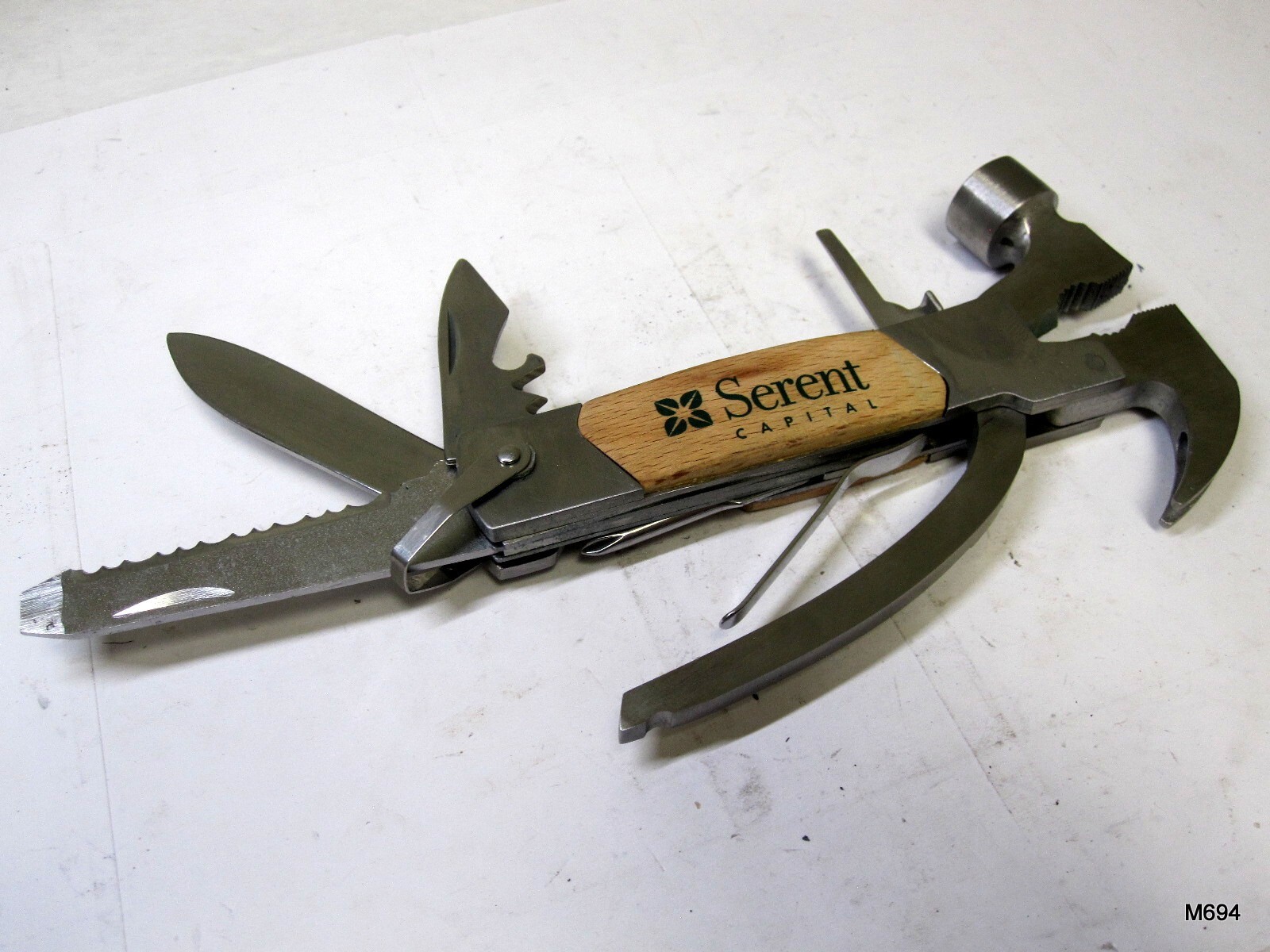 Serent Capital Branded Multitool (Hammer, Pliers, Assorted Knives)
