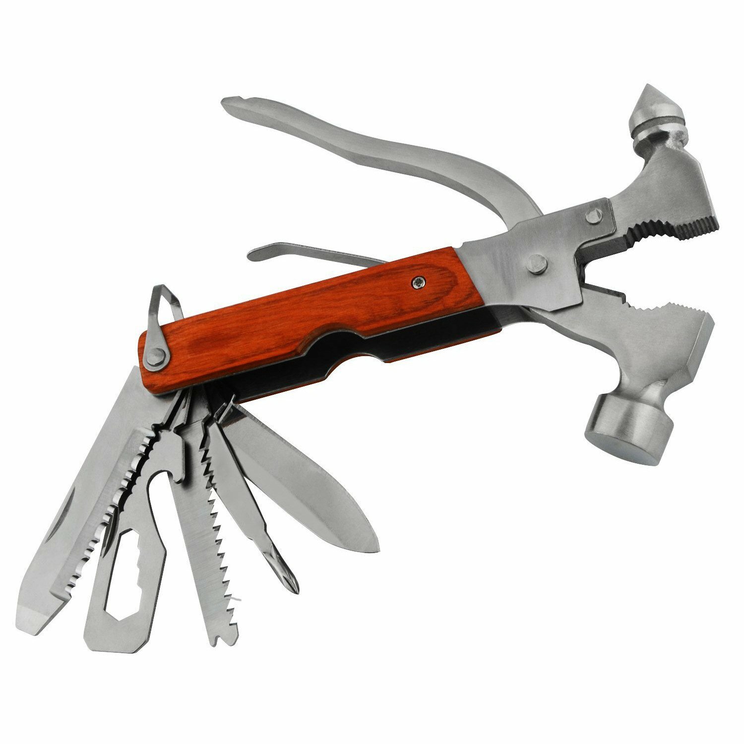 Swiss Army Style Emergency Tool for your Car-RV-Boat. Hardened Stainless Steel.