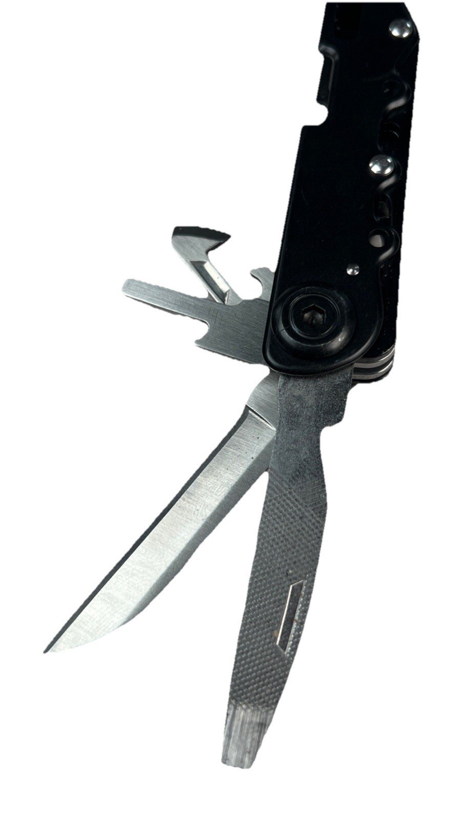 Columbia 9-Function Multi-Tool Black Silver-Tone EUC
