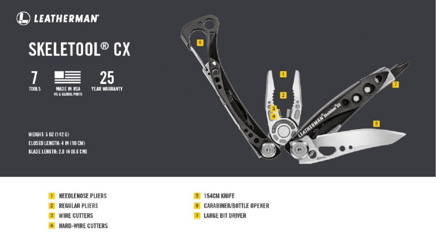 Leatherman Skeletool CX Multi-Tool