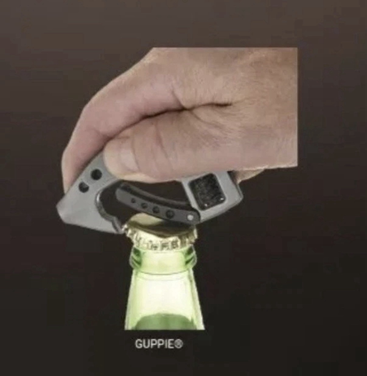 CRKT Guppie Multi-Tool Knife Adjustable Wrench Gray Black Stainless Steel