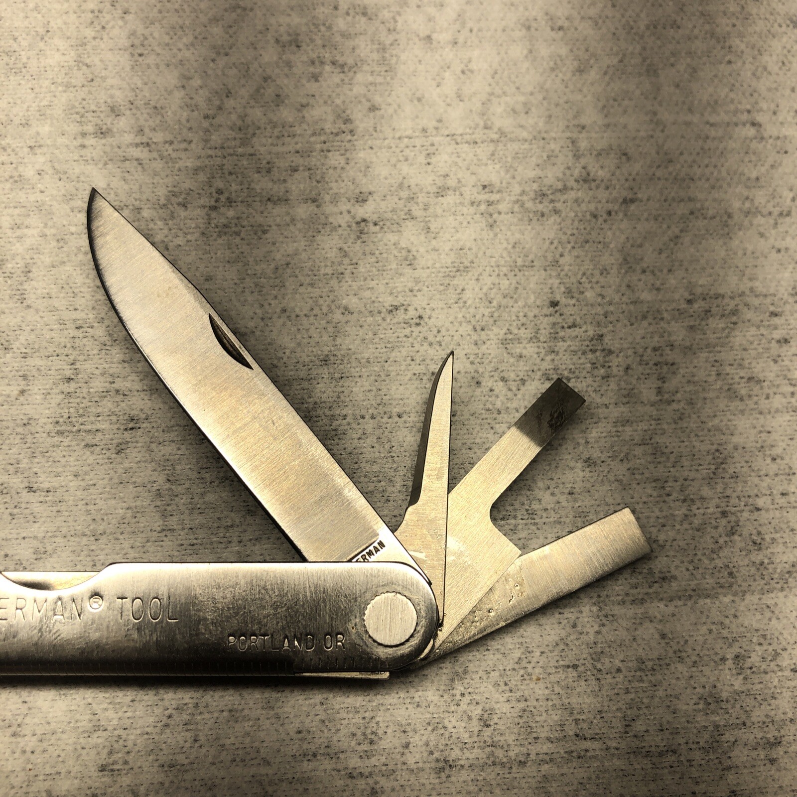 Vintage Original Leatherman Multi Tool With Leather Sheath Portland Oregon 06/97
