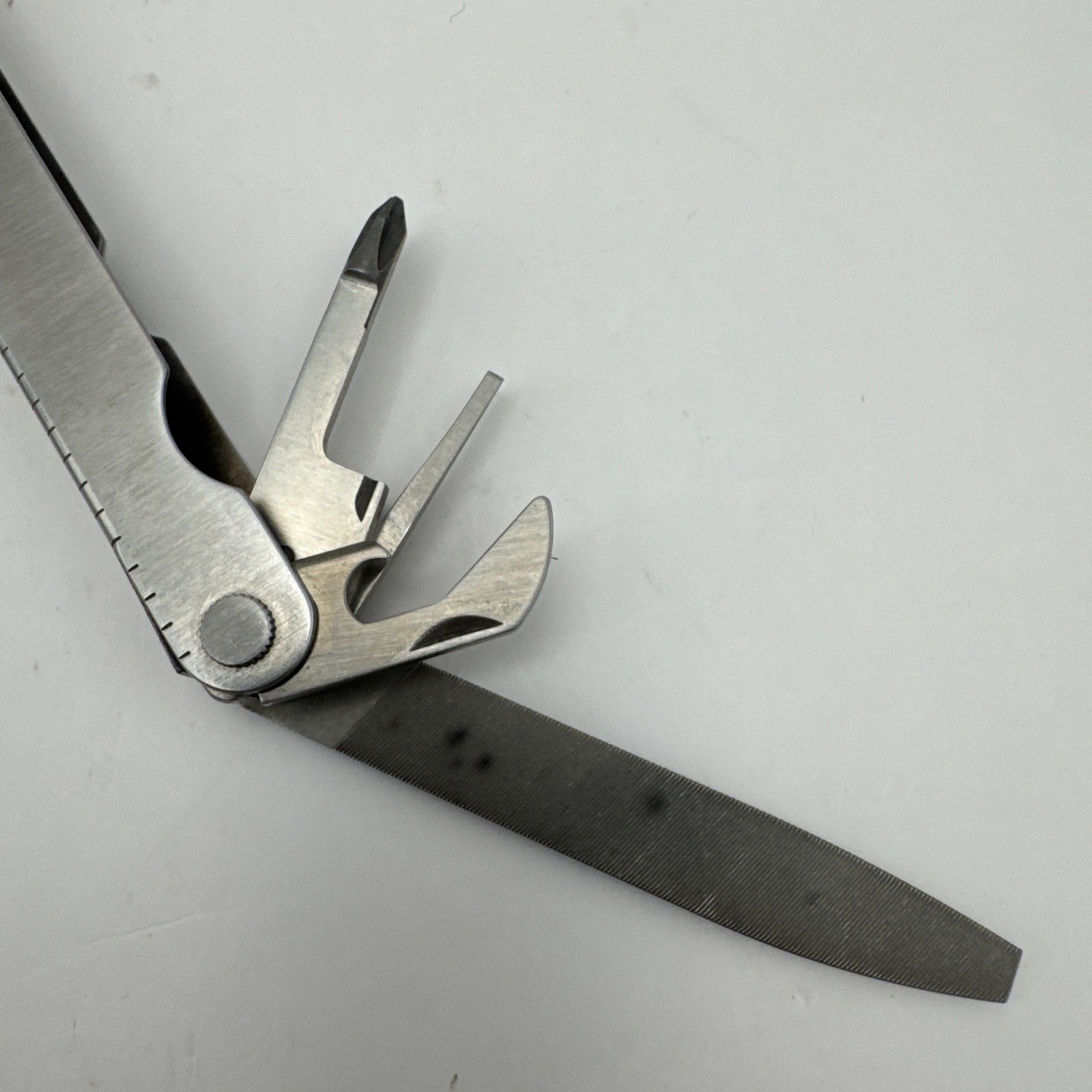 Early Vintage Leatherman Pocket Survival Tool (PST) w/ Original Leather Sheath