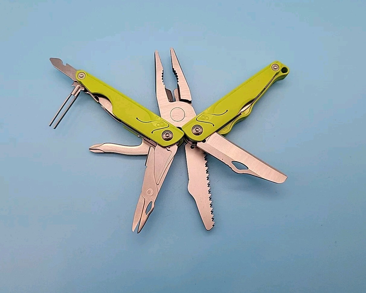 Leatherman Leap Green Multi-Tool – Pliers, Scissors, Knife – Retired!