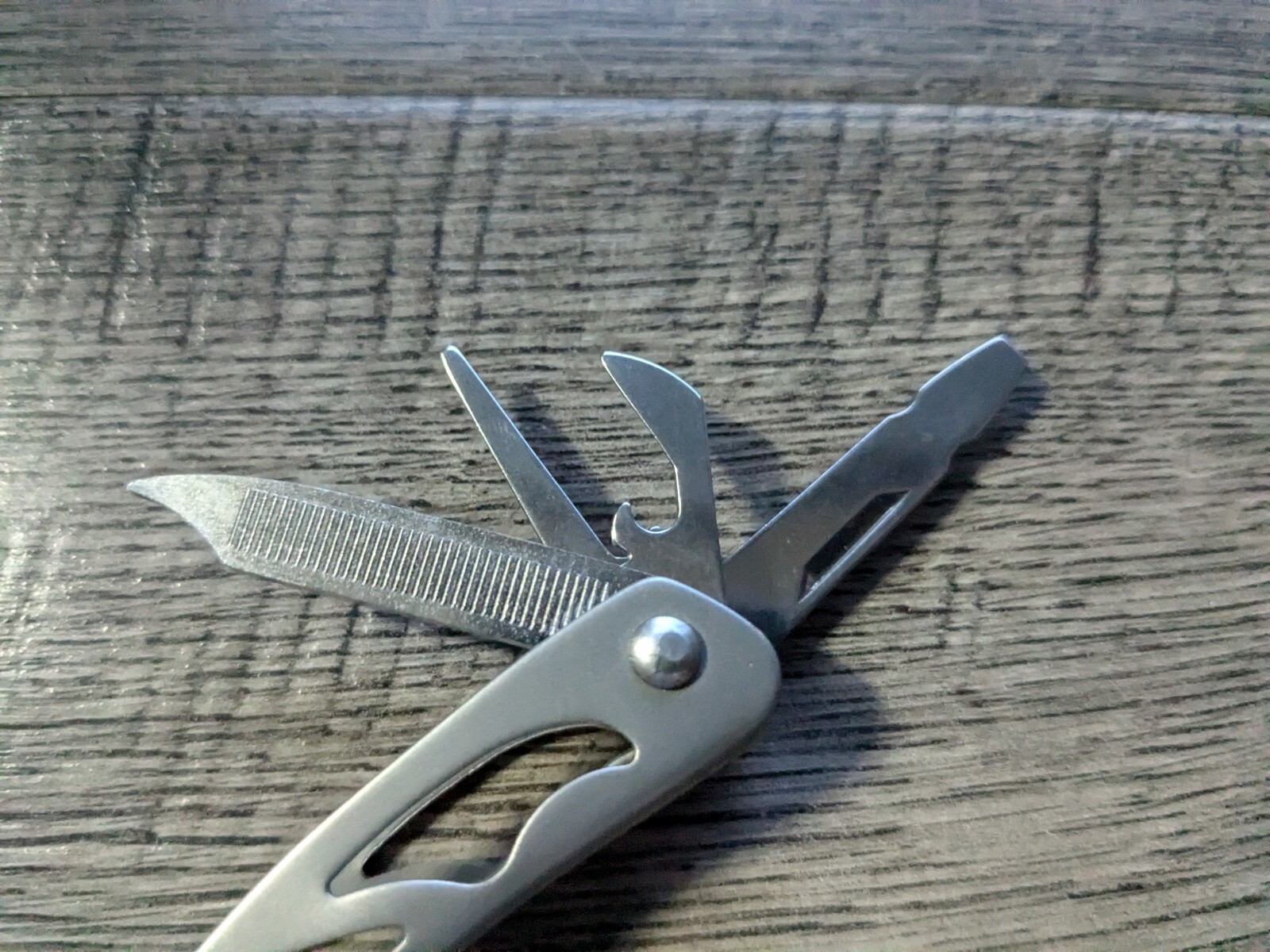 Sheffield Mini Multi Tool 9 in 1 with Sheath Knife Pliers Saw Screwdriver