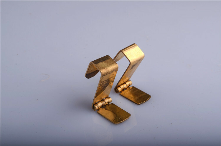 2PCs. Shell Hinge for ZORRO & ZIPPO Copper / No Plating 3.3*0.9*0.8 CM