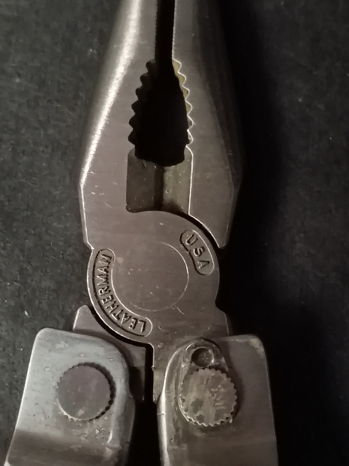Vintage Leatherman Multi Tool With Leather Pouch