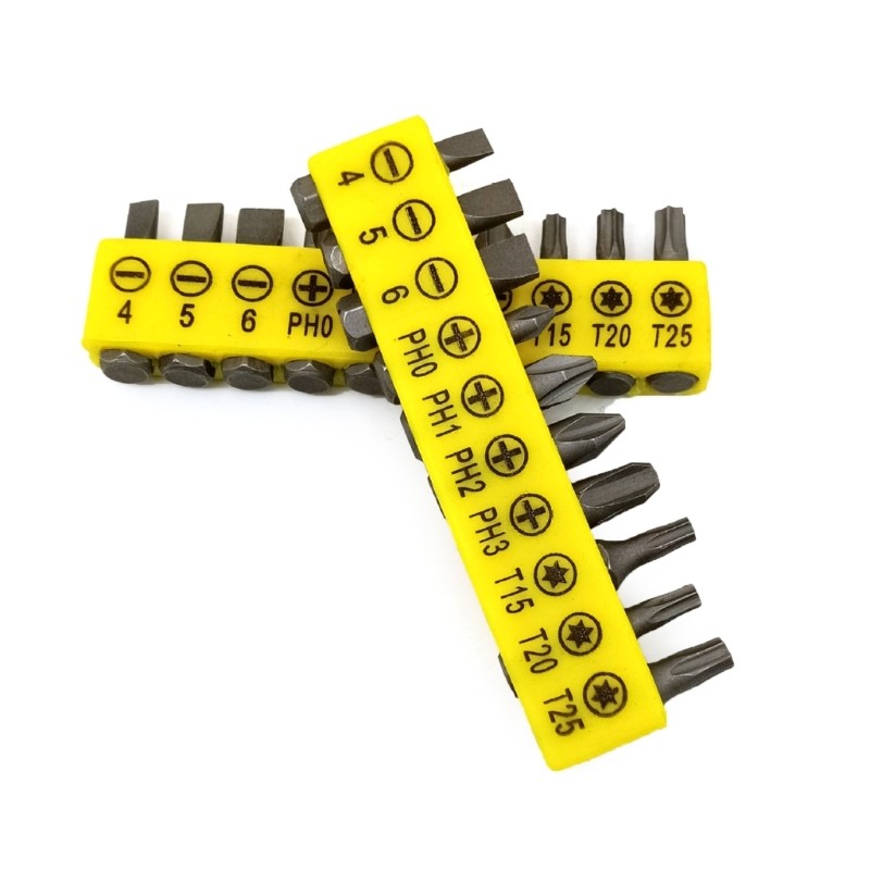Multifunction Screwdriver Set 10 Bit And 1Screwdriver Handle 180 DegreeRotary