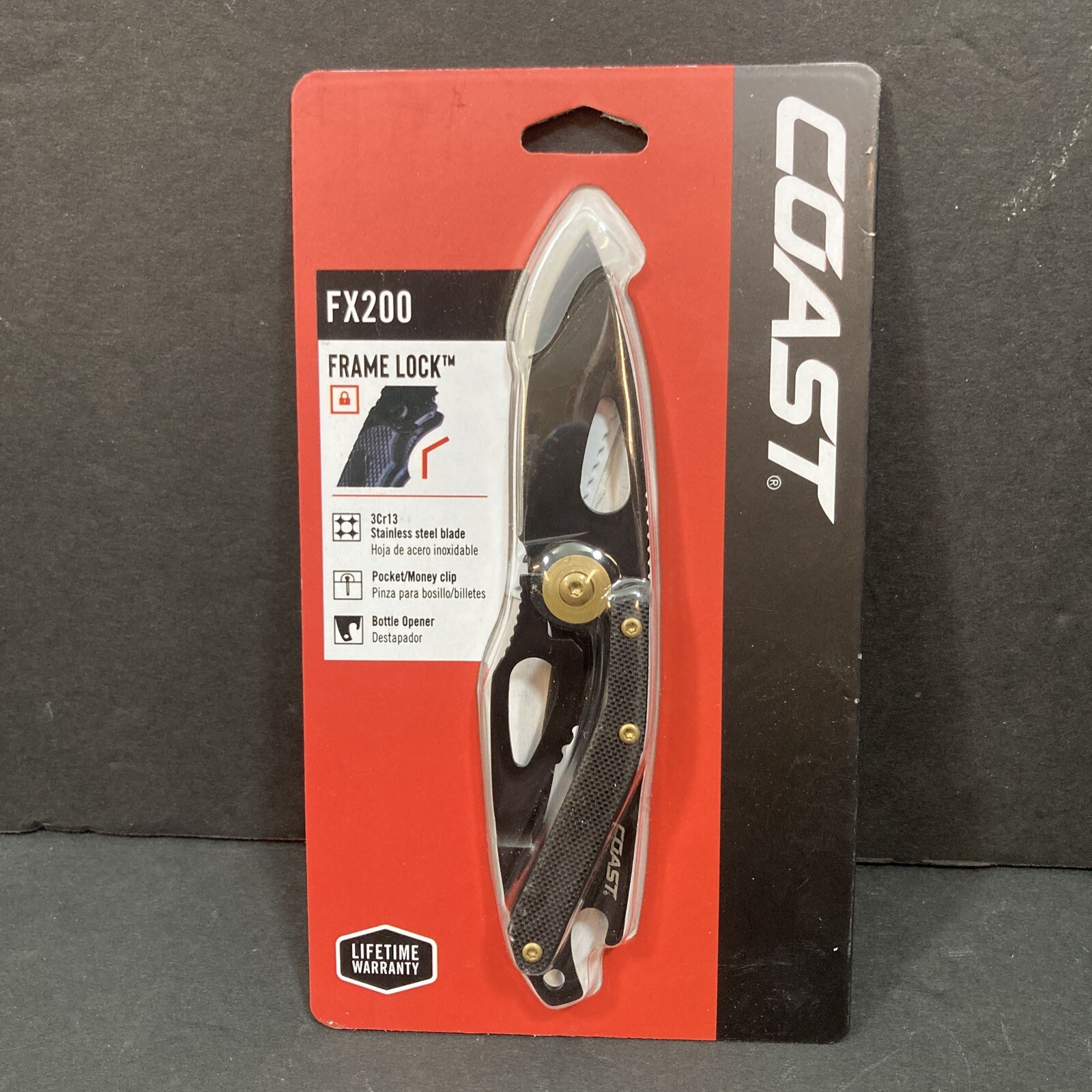 Coast Products 20690 FX200 Frame Locking Folding Pocket Knife