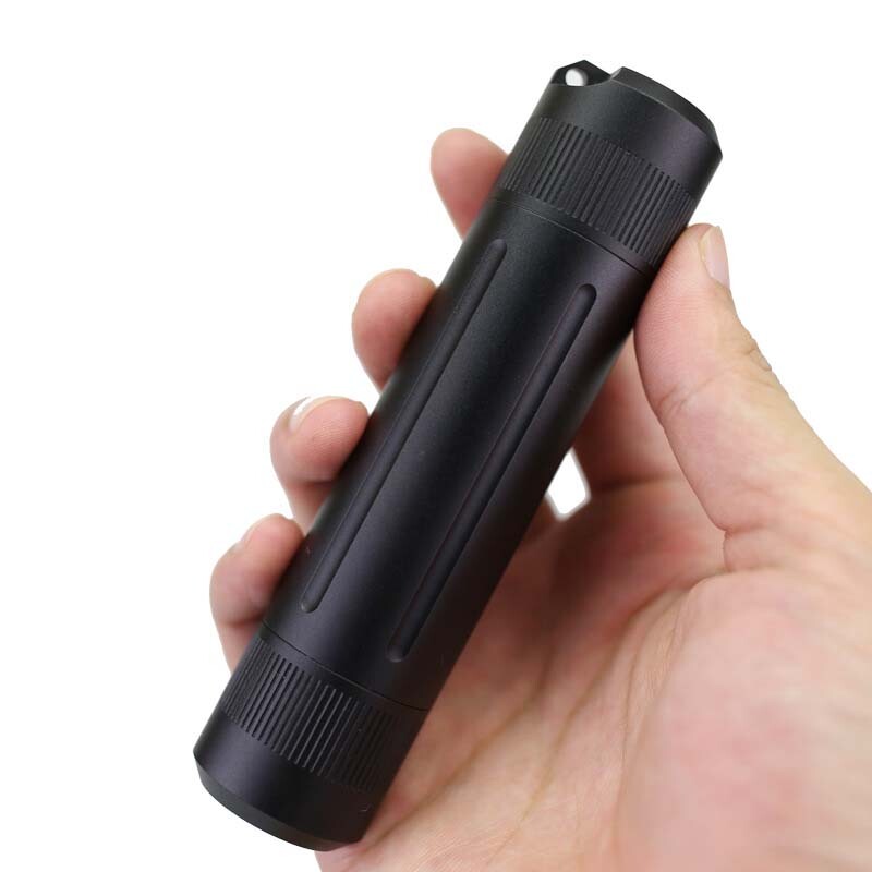Outdoor EDC Aluminium Alloy Waterproof Case Pill Box Keychain Pendant Storage