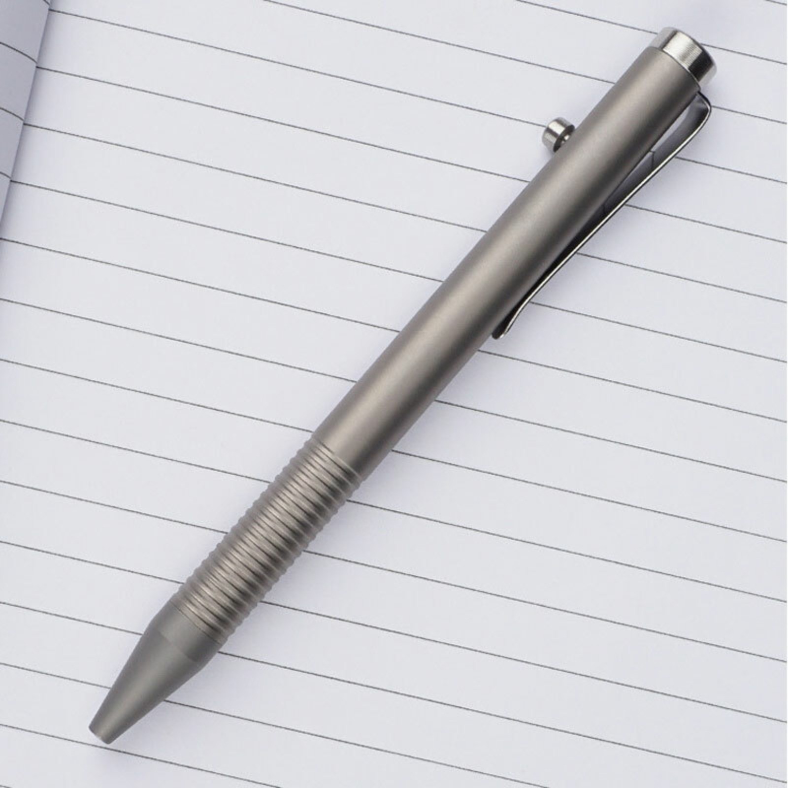 New Titanium Alloy Bolt Action Pocket Ball Pen Signature Tactical Pen G2 Refill