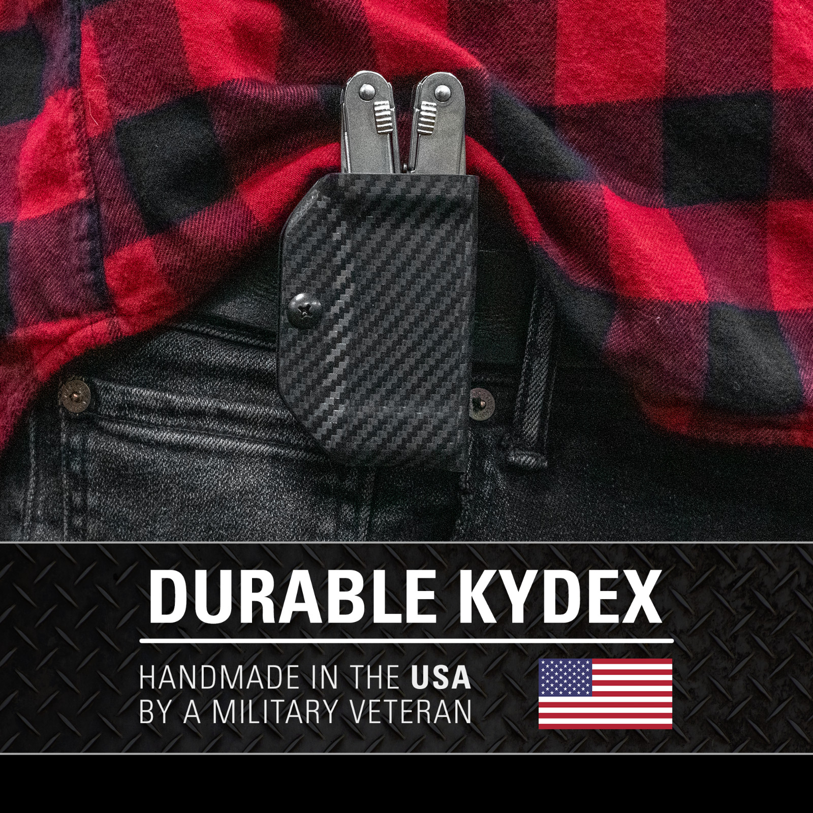 Clip & Carry Kydex Multitool Sheath – Victorinox SPIRIT – USA Made
