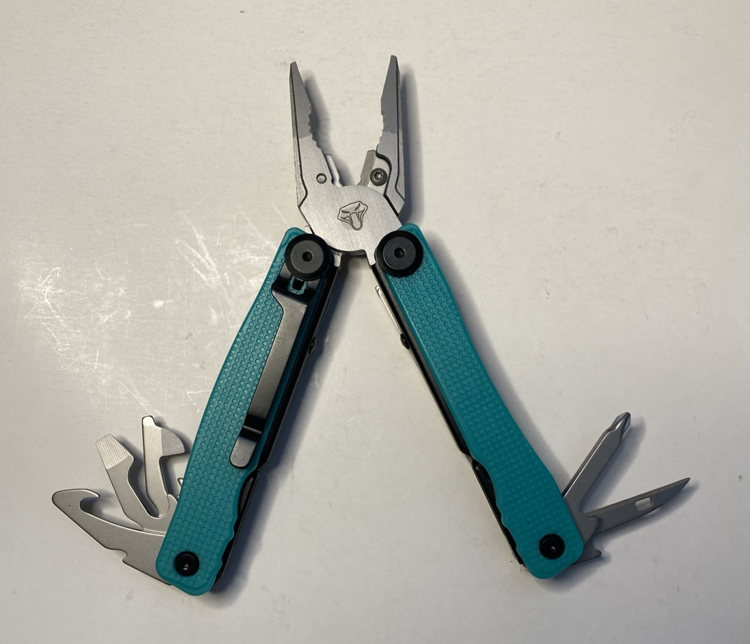 SIUPRO Multi Tool Folding Pliers with Sheath Compact Utility Tool Teal