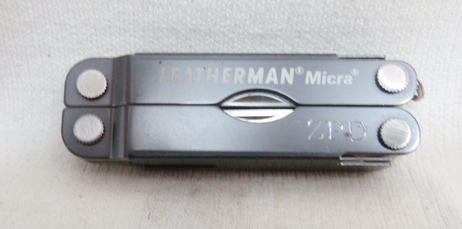 Leatherman Micra Gray Multi-Tool USA Inscribed Handle