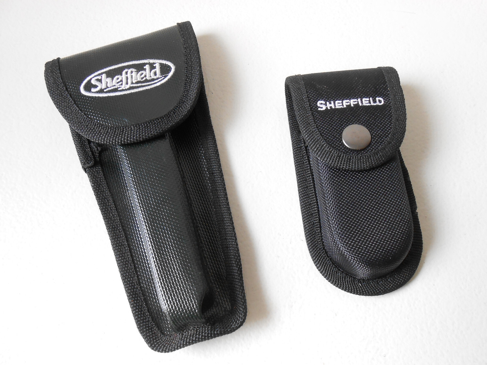 Used SHEFFIELD MultiTool LOT : Hatchet / Hammer Folder & Pocket Folder – Sheaths