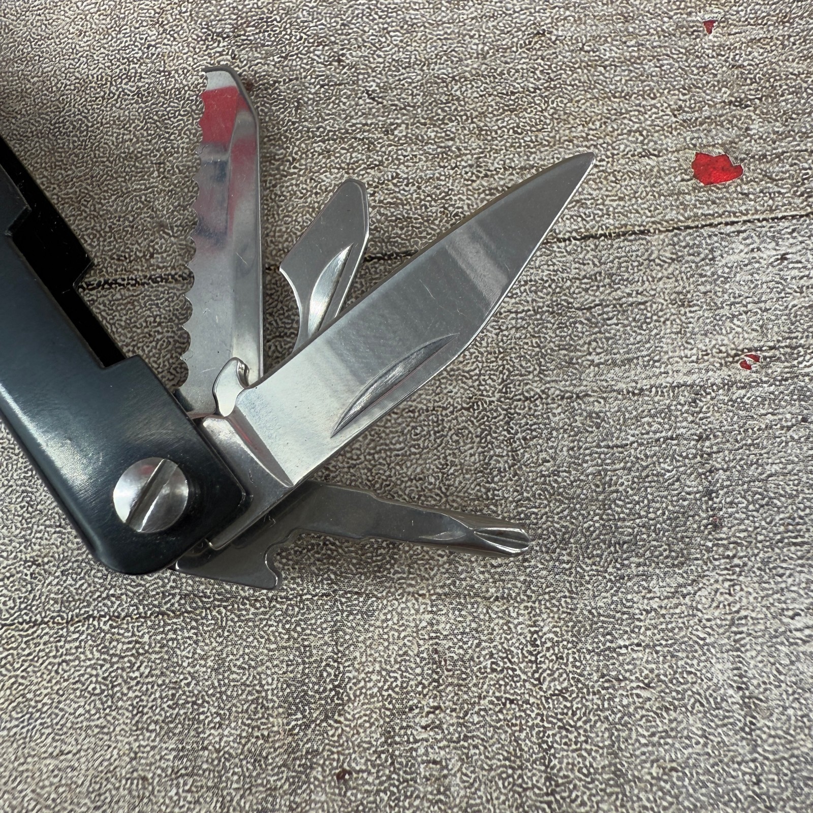 Vintage Multi-Tool Multiple Function Tool Pliers Knives Bottle Opener