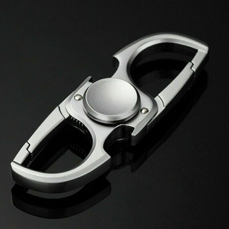 New EDC Zinc Alloy Fingertip Gyro Toy Bottle Opener Keychain Creative Multi Tool
