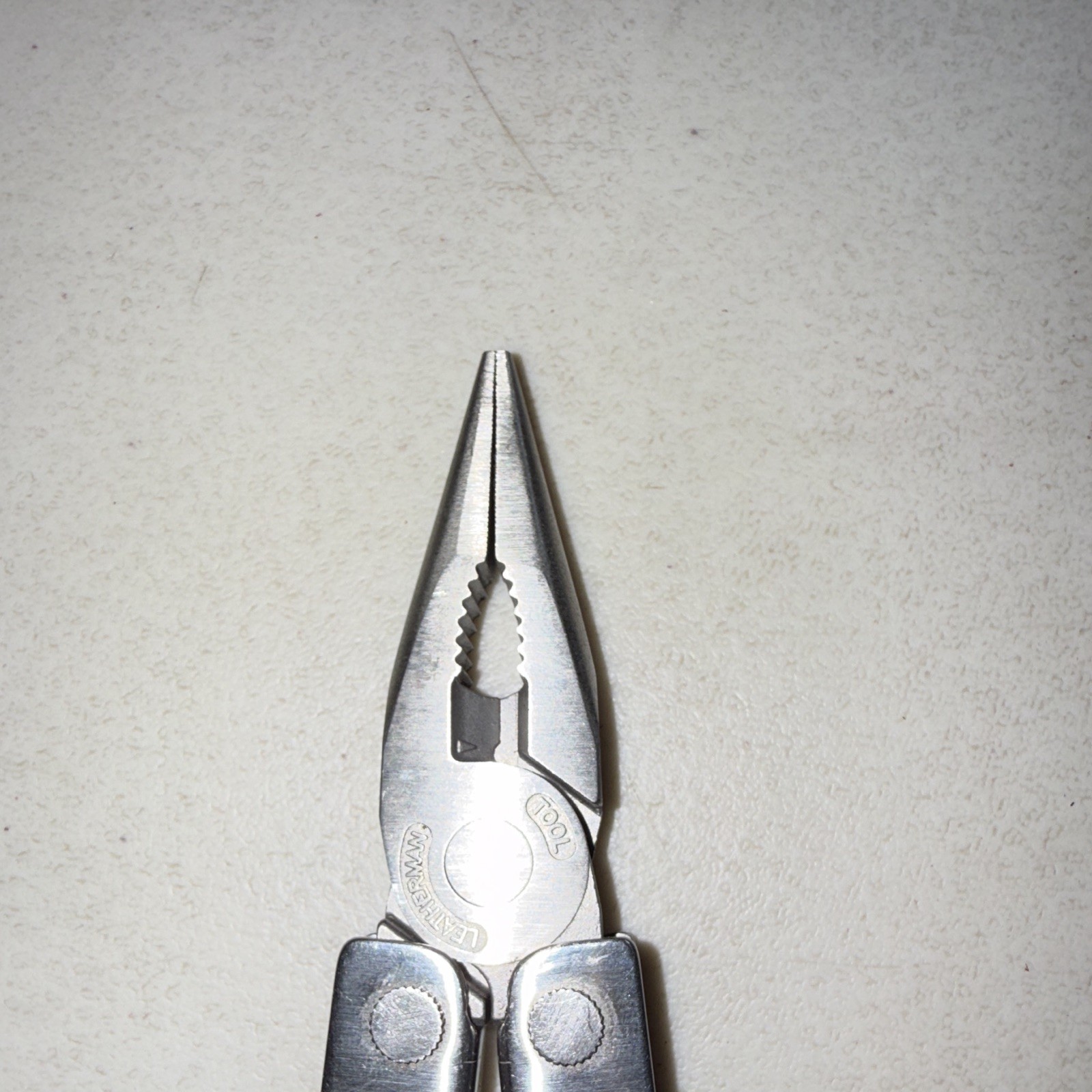 Leatherman Pocket Survival Tool Multi-Tool Pliers Knife File w/ Leather Sheath