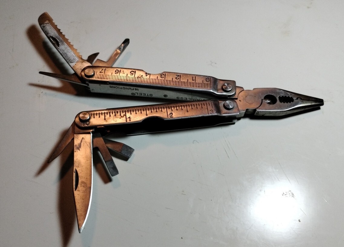 Unbranded 15 Function Stainless Steel Multi-tool With Ruler