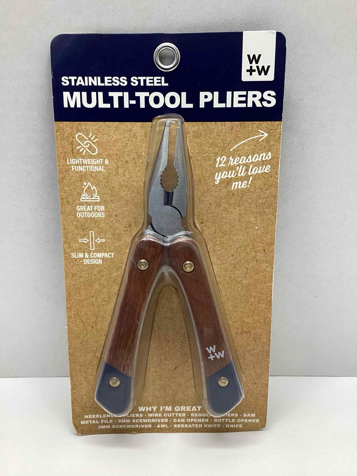 Multi tool pliers. 12 tools in one New in package