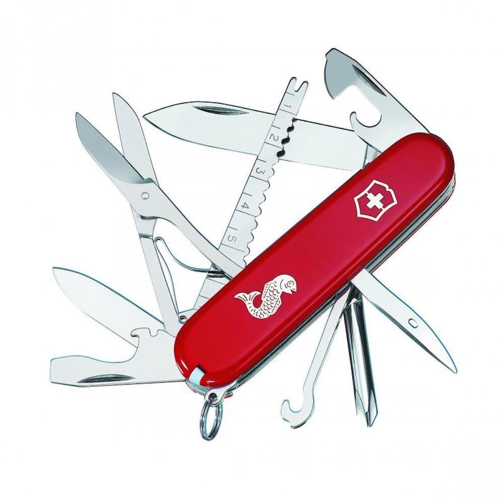 New Victorinox Fisherman Swiss Army Pocket Knife – 18 Functions