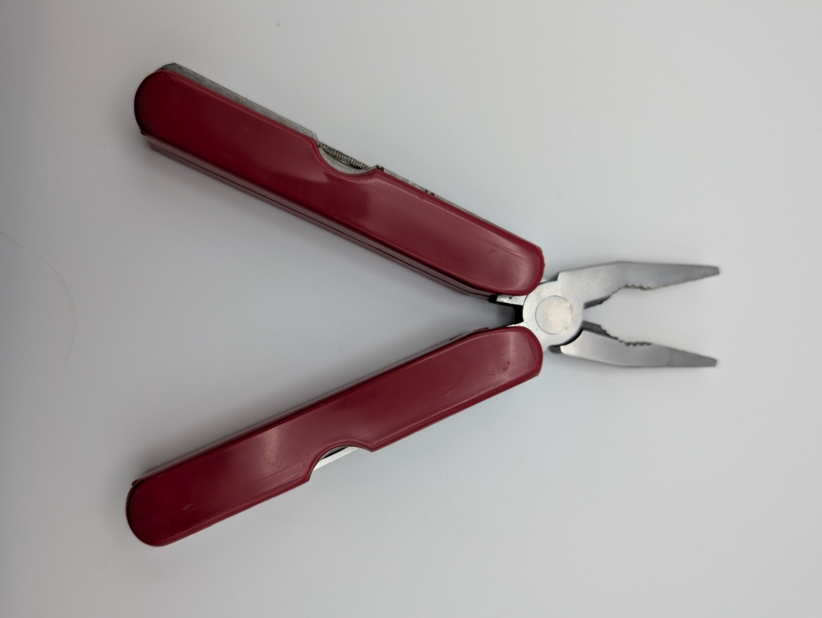 Vintage Huangiu 838 Stainless Steel Multi Tool Pliers Knife Screwdriver File w/