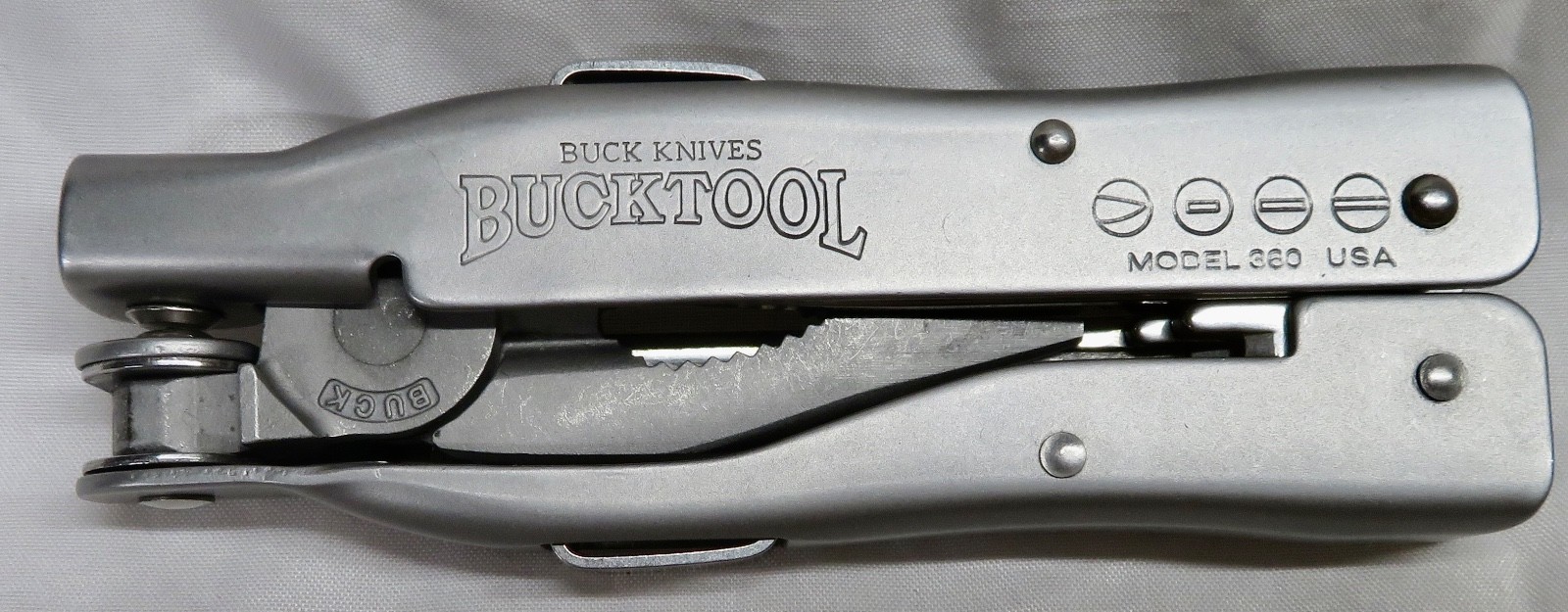 Buck Knives Bucktool Model 360 Stainless Steel Multi-Tool Plier w/ Sheath