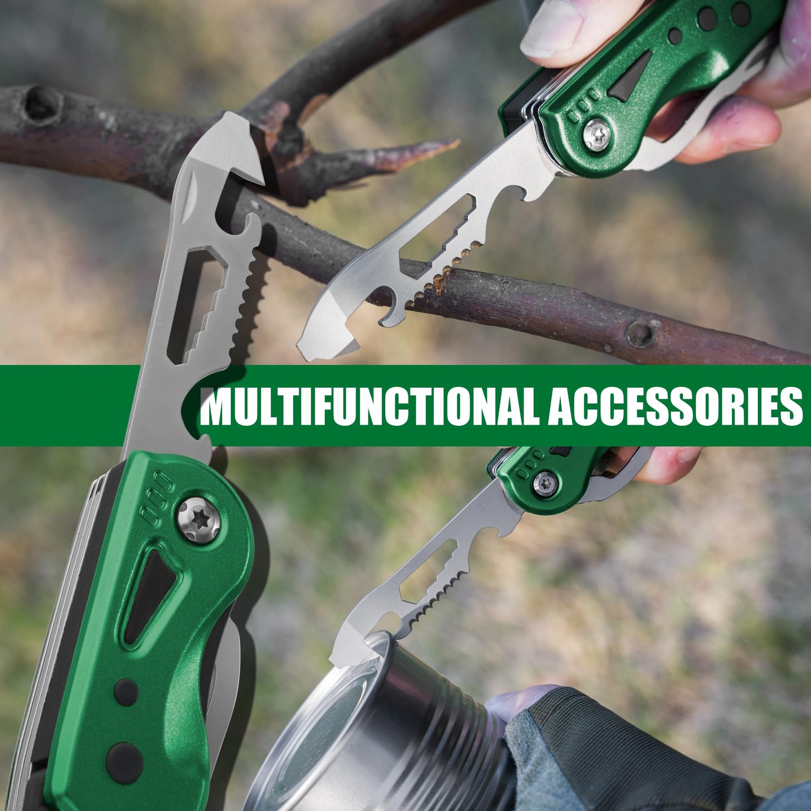 13 in 1 Multitool Wrench, Adjustable Multi-Function Wrench with…