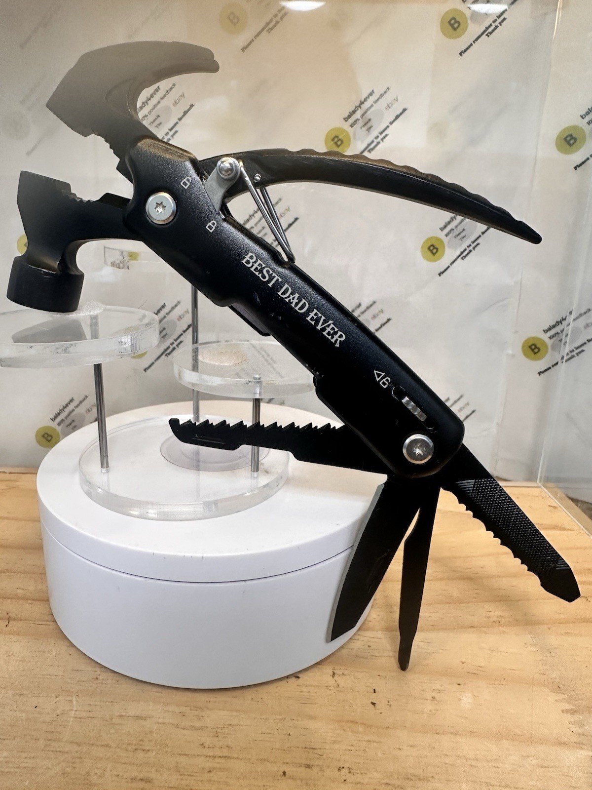 “Best Dad Ever” Branded 12 In 1 Multitool