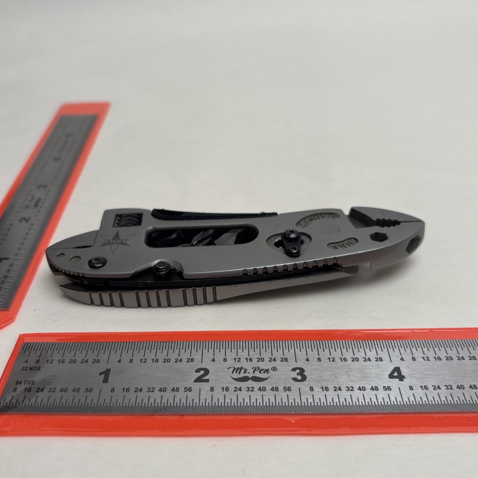 ABKT Multi Tool Set Adjustable Wrench Screwdriver Pliers Knife Survival Gear