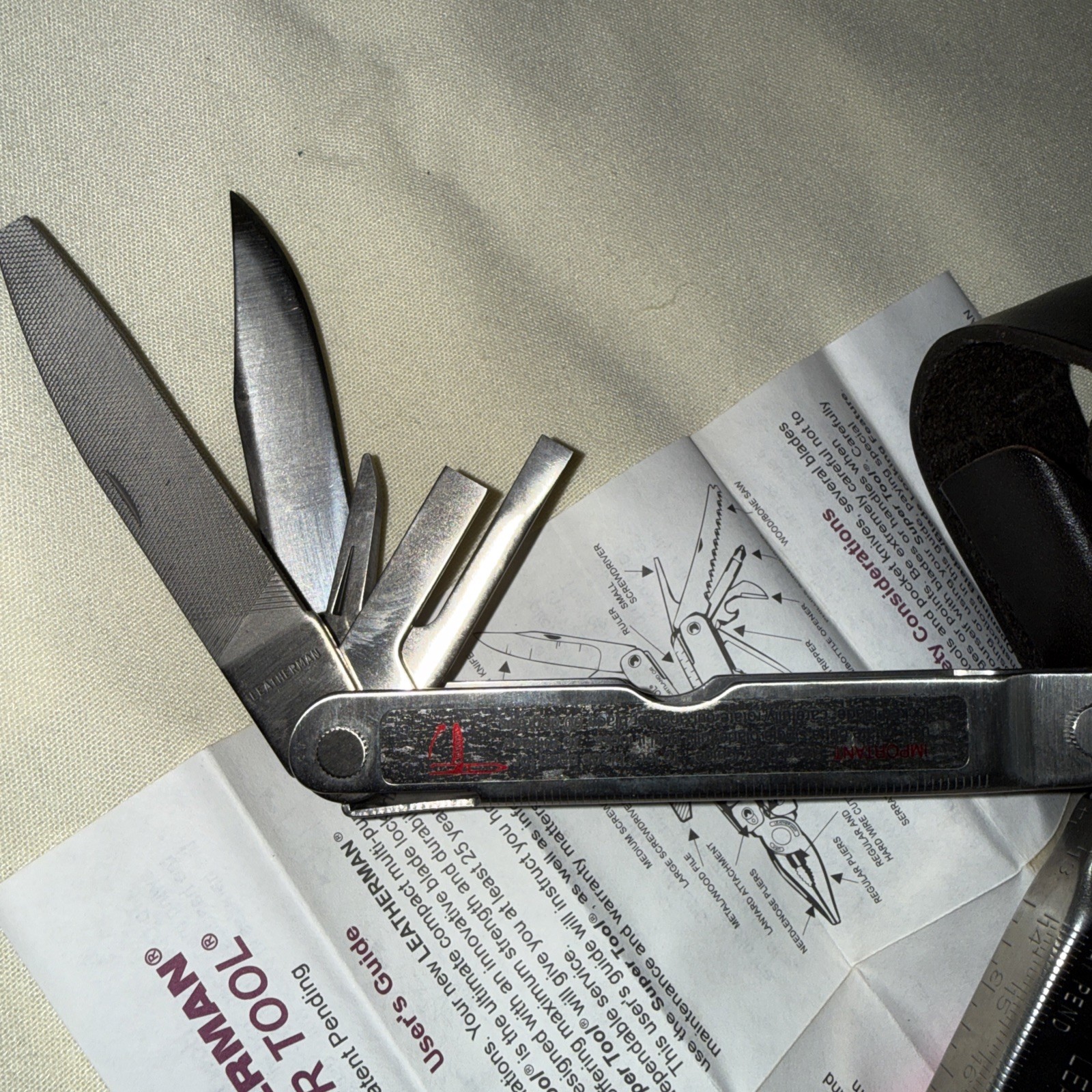 Leatherman Super Tool “The Original” USA Multi Tool NIB w/Paperwork Bigger+++