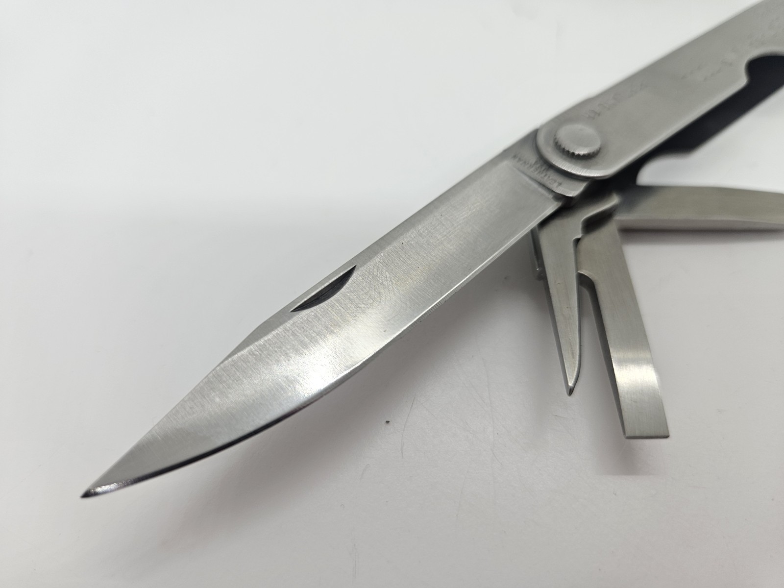 Vintage 1994 Leatherman, Marlboro Country Multi Tool Knife with Leather Sheath