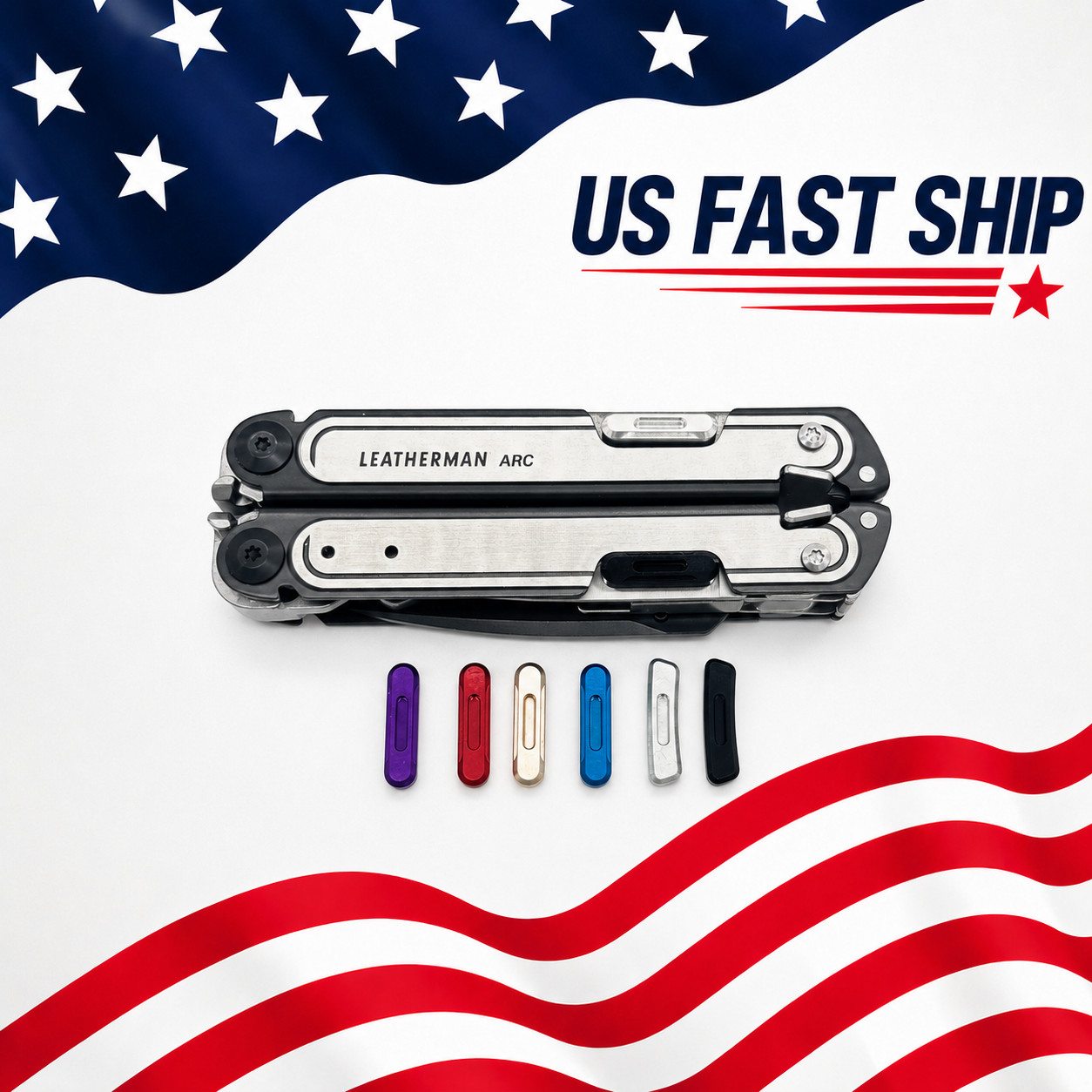 Custom CNC Quick Thumb Stud FOR LEATHERMAN ARC/FREE P4- One Hand Open