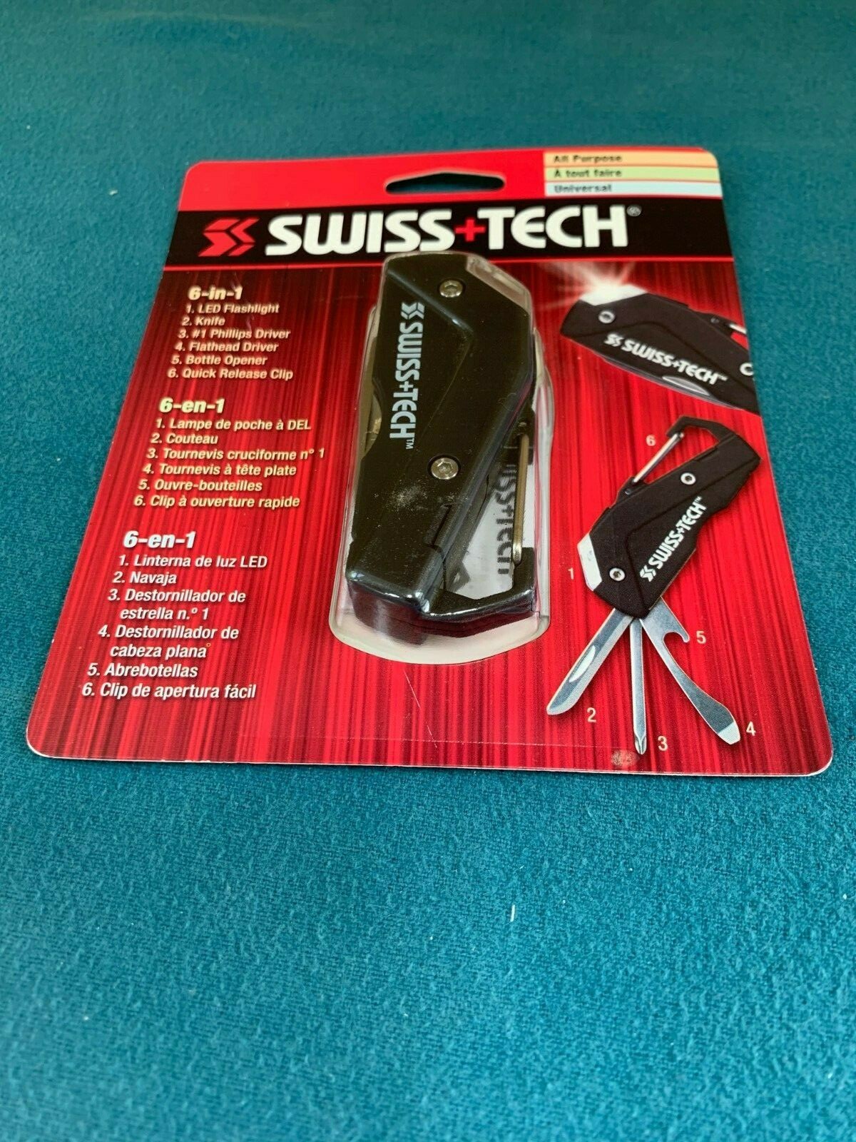 Swiss+Tech All Purpose 6 in 1 Precision Multitool–NEW