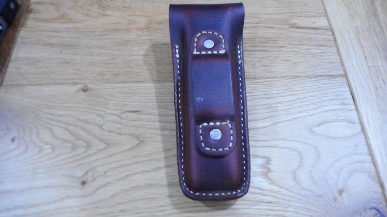 Gerber MP600 or Diesel multi tool leather sheath. Sheath only. Ranger star snap.