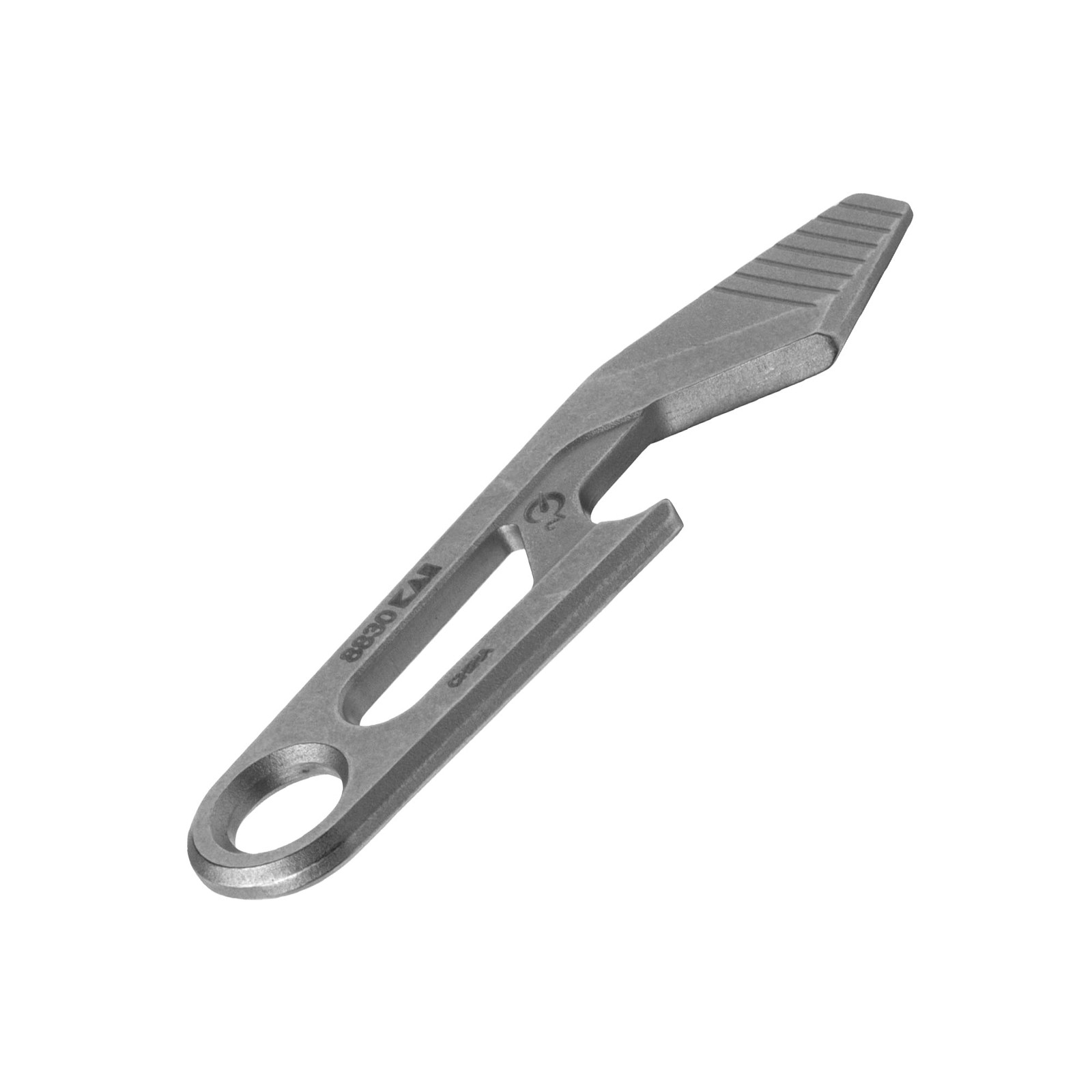 Kershaw Recap Keychain Bottle Opener, Gray Bottle Opener, Pry Bar Screwdriver
