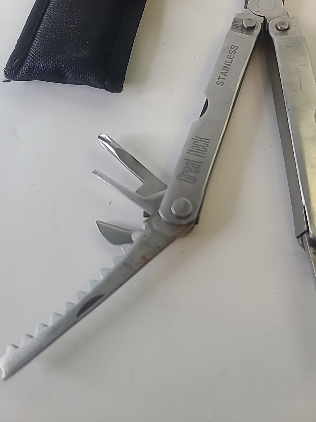 Vintage Great Neck Silver Multi-Tool Stainless Steel—