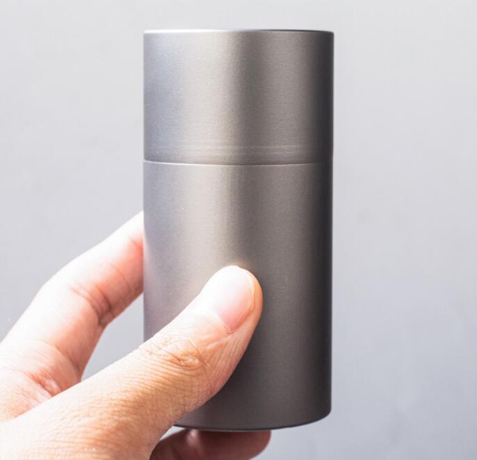 Small Pure Titanium Sealed Can Tea Can Outdoors EDC Storage Bottle Tool Gifts