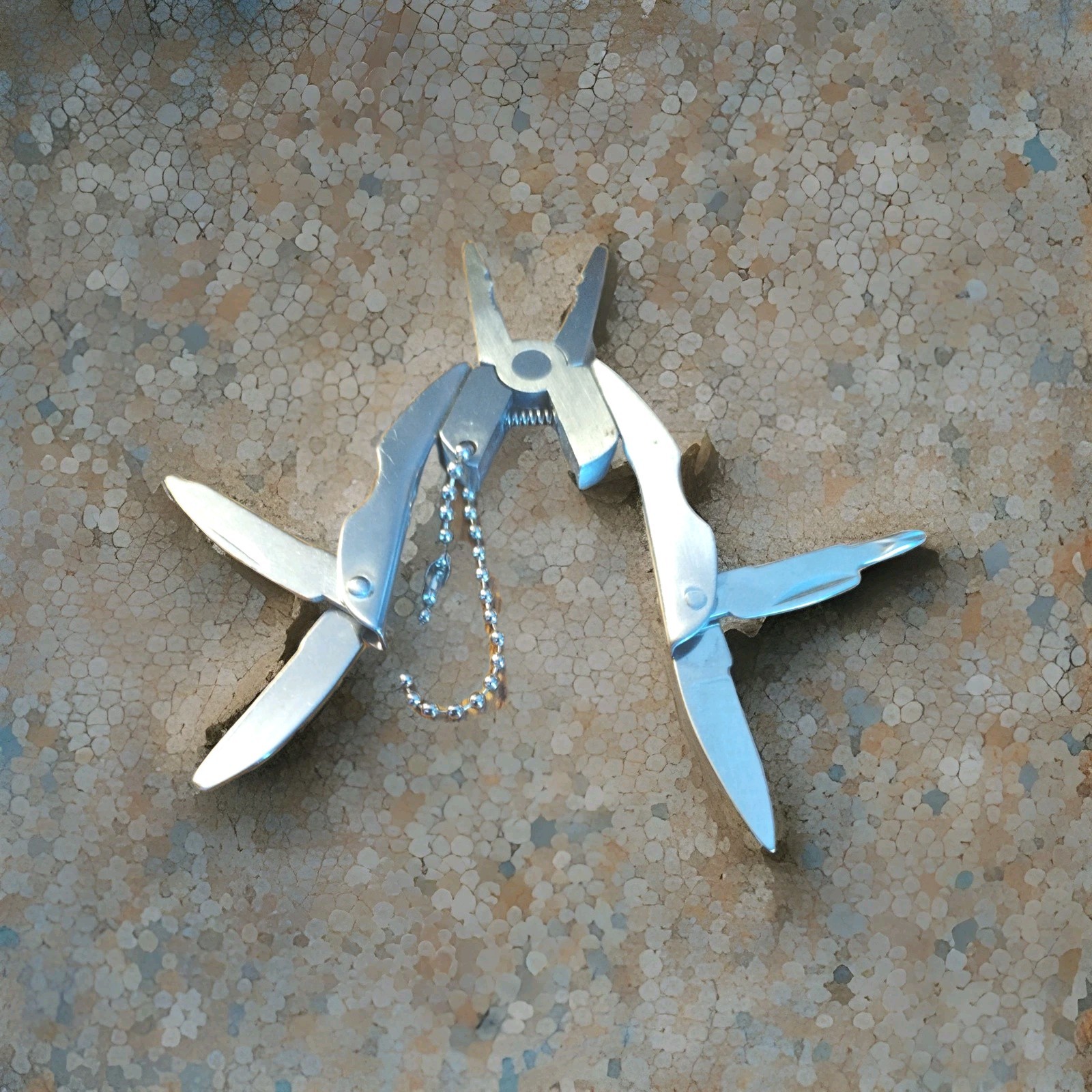 Mini Keychain Set – 6-in-1 Multitool Plier, Adjustable Wrench